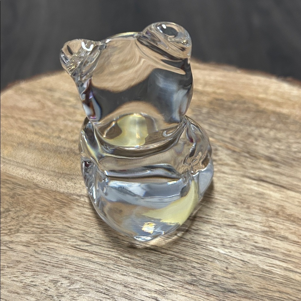 Vintage Princess House Lead Crystal Bear Paperweight/Figurine - Picture 3 of 4